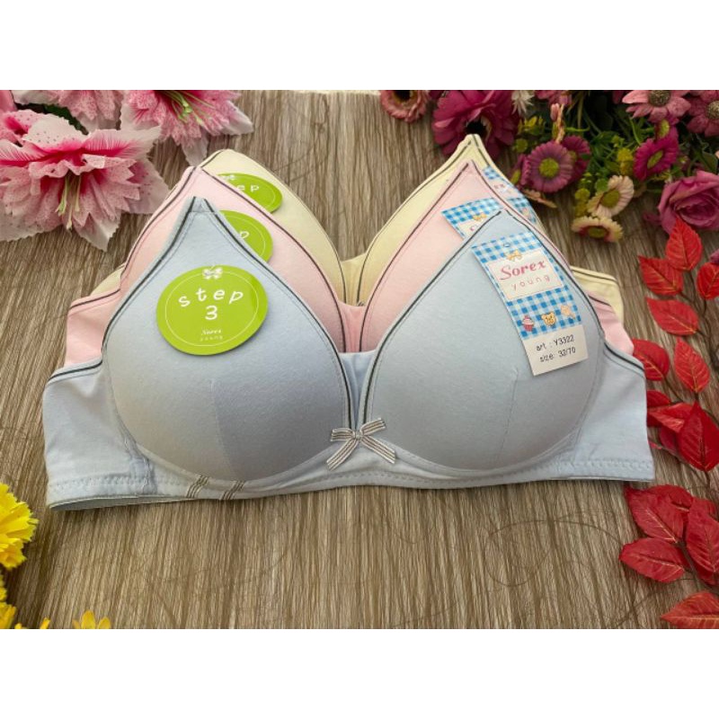 sorex bra remaja tanpa kawat busa tipis