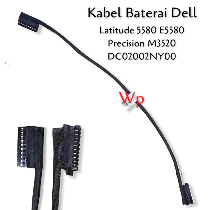 Kabel Baterai Laptop Dell Latitude 5590 e5580 M3520 DC02002NY00 0968CF