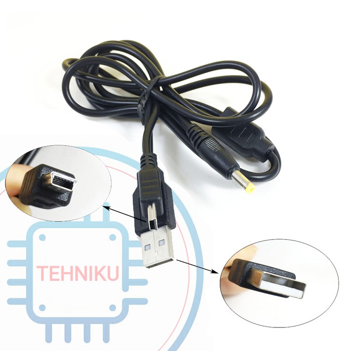 Kabel Charger PSP Kabel USB Charger Stik PS3 PSP