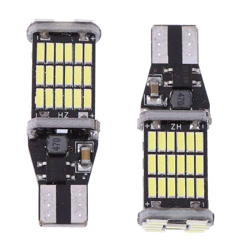 [BISA COD] Lampu LED Mundur Rem Sein Senja T15 T10 W16W CANBUS 45 Titik SMD Super Bright 45smd