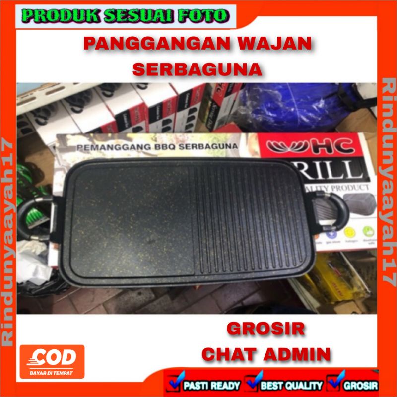 [RA] MULTI GRILL PAN PANGGANG PANGGANGAN WAJAN SERBAGUNA TEFLON