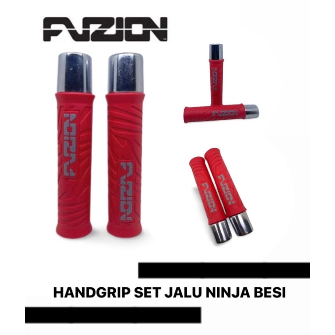 handgrip fuzion set jalu ninja besi handgrip motor