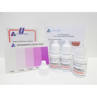 Jual Test Kit Rhodamine-B Kuantitatif / Reagent Pewarna Uji Rhodamin-B ...