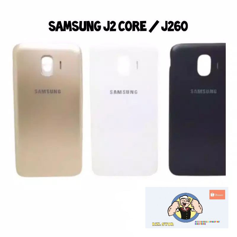 BACKDOOR BACKCOVER BACKCASING TUTUP BELAKANG TUTUP BATERAI SAMSUNG J2 CORE / J260 ORIGINAL