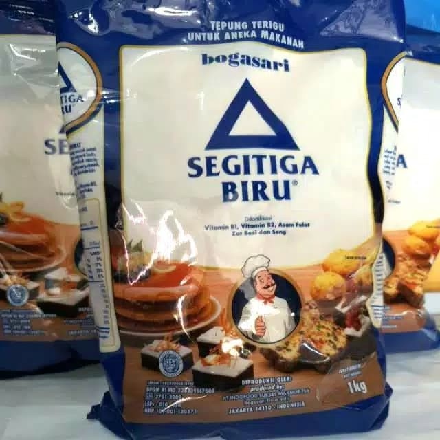

D02D1 Tepung Segitiga Biru Premium 1Kg Da01D100