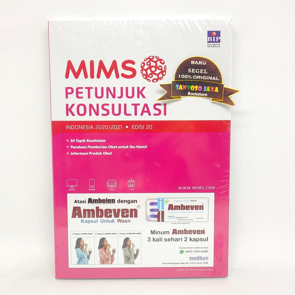 MIMS Petunjuk Konsultasi Edisi 20 Tahun 2020/2021 - Bahasa Indonesia oleh Medidata