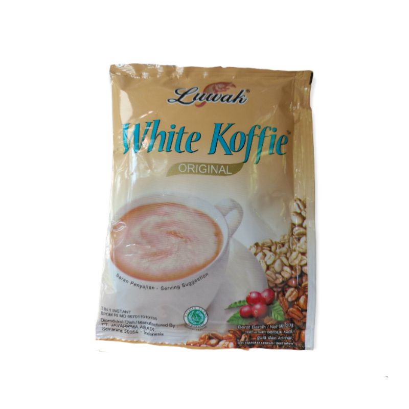 

Luwak white koffie original renceng isi 10pcs
