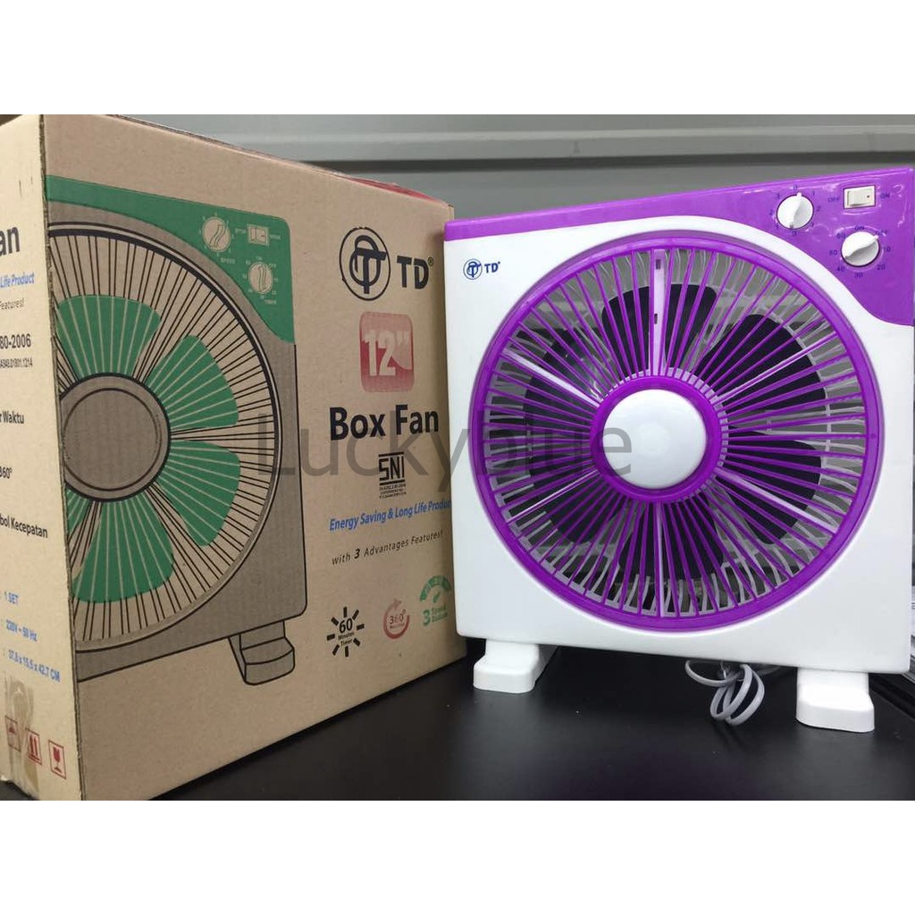 Box Fan / Kipas Kotak TD / Boxfan TwinDog 12 Inch Murah Berkualitas