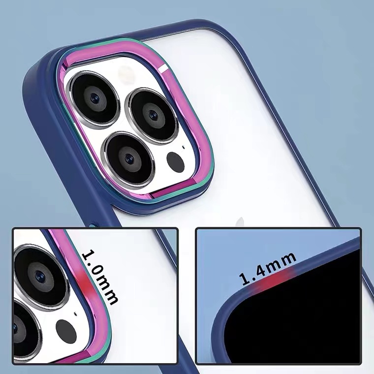 Case Lensa Warna-Warni Transparan Untuk iPhone 13 Pro max 12 Pro max 11 Pro max