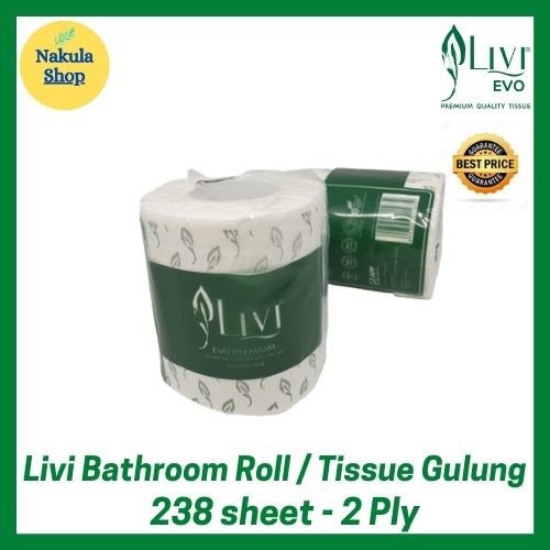 Tissue Elegant Livi Bathroom Roll Gulung (1 Roll 238s)