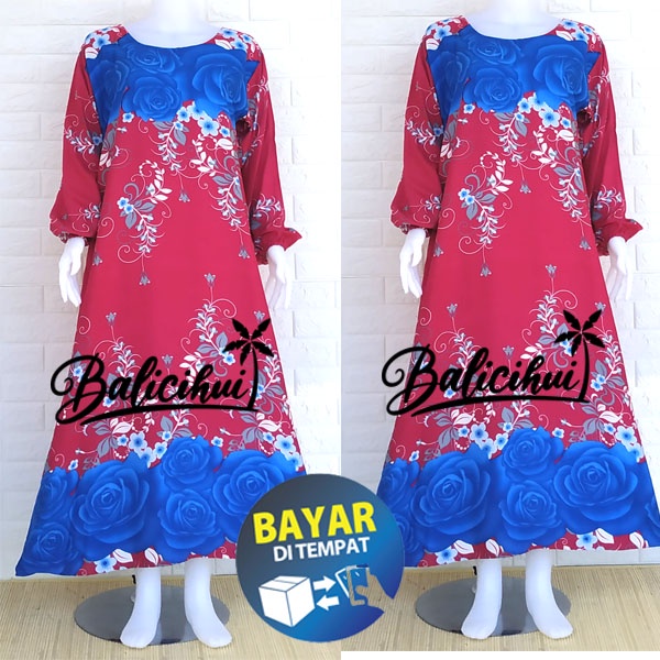 Balicihui Gamis Payung Daster Gamis Gamis Bali Gamis Rumahan Adem Gamis Santai Long Dress Bali