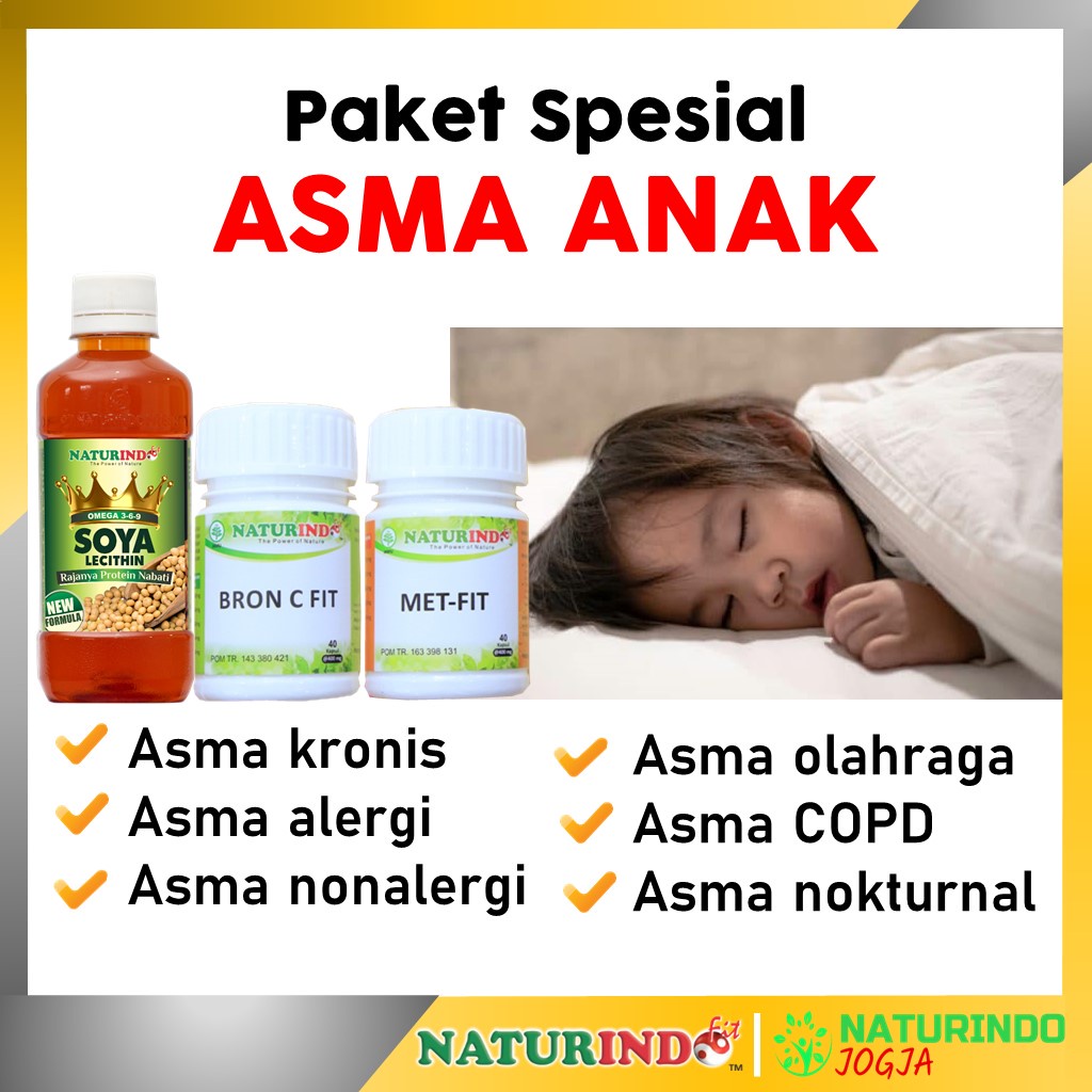 Obat Sesak Nafas Batuk Kering Berdahak Batuk Berlendir Alergi Dingin Debu Sinusitis Rhinitis Amandel Menaun Obat Asma Obat TBC Bronkitis Obat Jamu Herbal Sesak Nafas Obat Gangguan Pernafasan Alergi Debu Obat Gurah Paru Paru Bron C Fit Naturindo Yogyakarta-SPESIAL ASMA ANAK