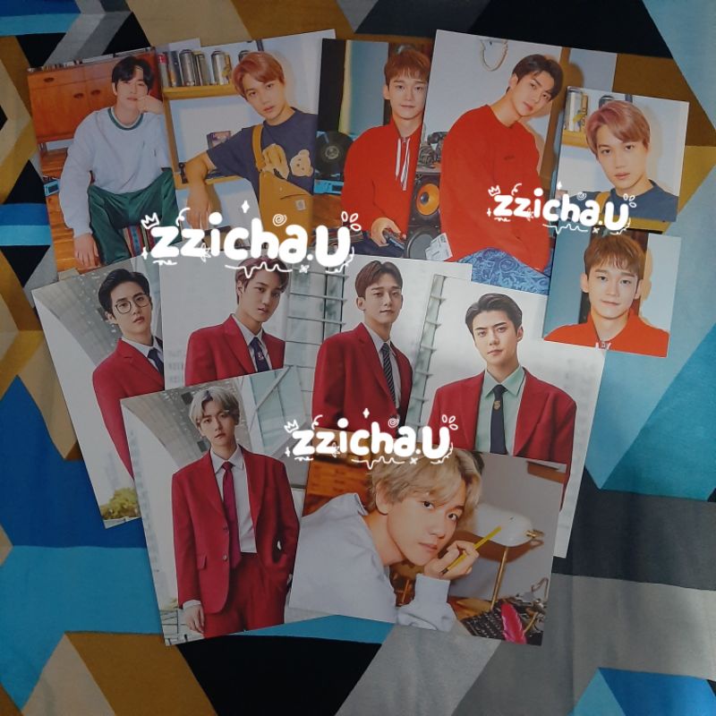 [Official] POSTCARD EXO BAEKHYUN SUHO CHEN KAI SEHUN EXPLORATION 2019