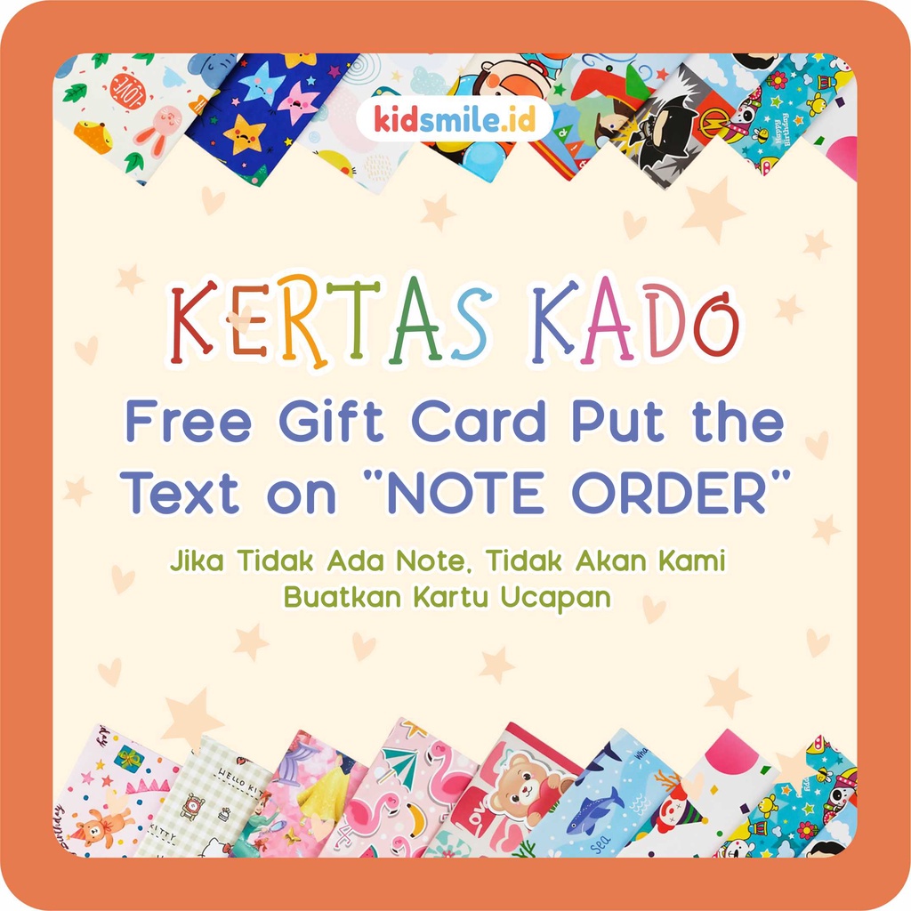 KERTAS KADO MOTIF ANAK