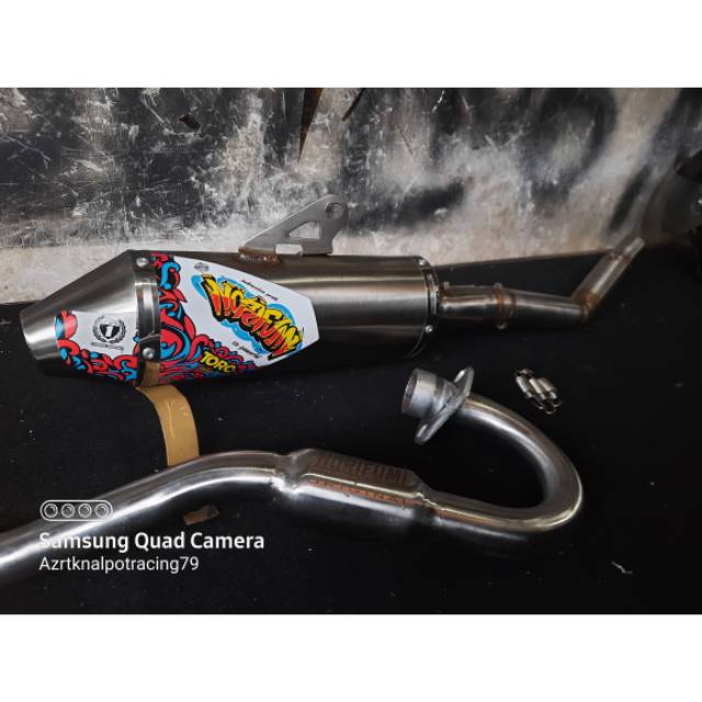 Knalpot norifumi torc pnp crf 150 l klx 150 wr 155 trail modifikasi