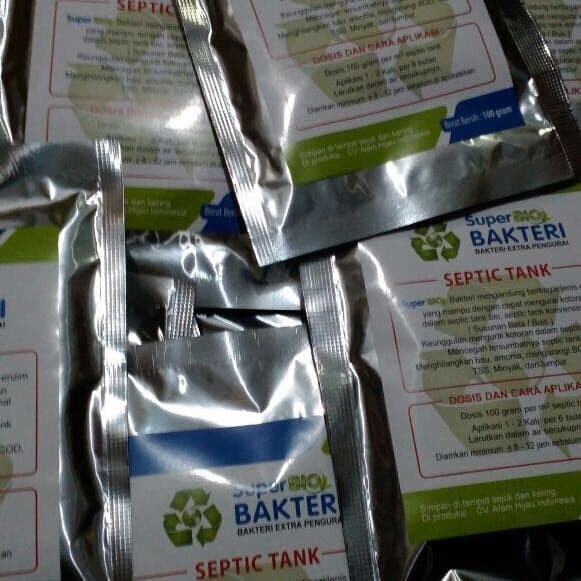Bubuk Bakteri Pengurai Tinja - Bubuk Bakteri Pengurai Tinja Super Bio Bakteri (Untuk Septic Tank)