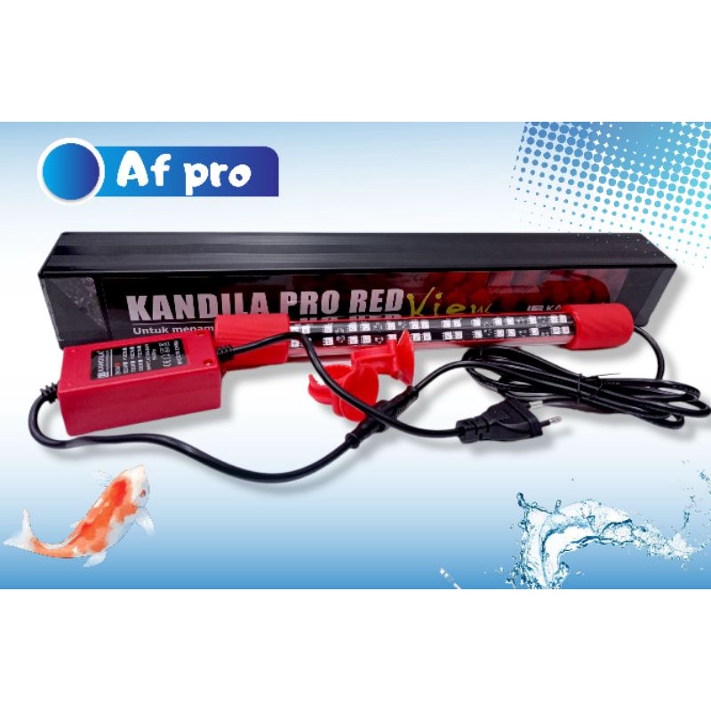 PROMO MURAH LAMPU AQUARIUM KANDILA PRO RED VIEW 400 + PACKING PIPA