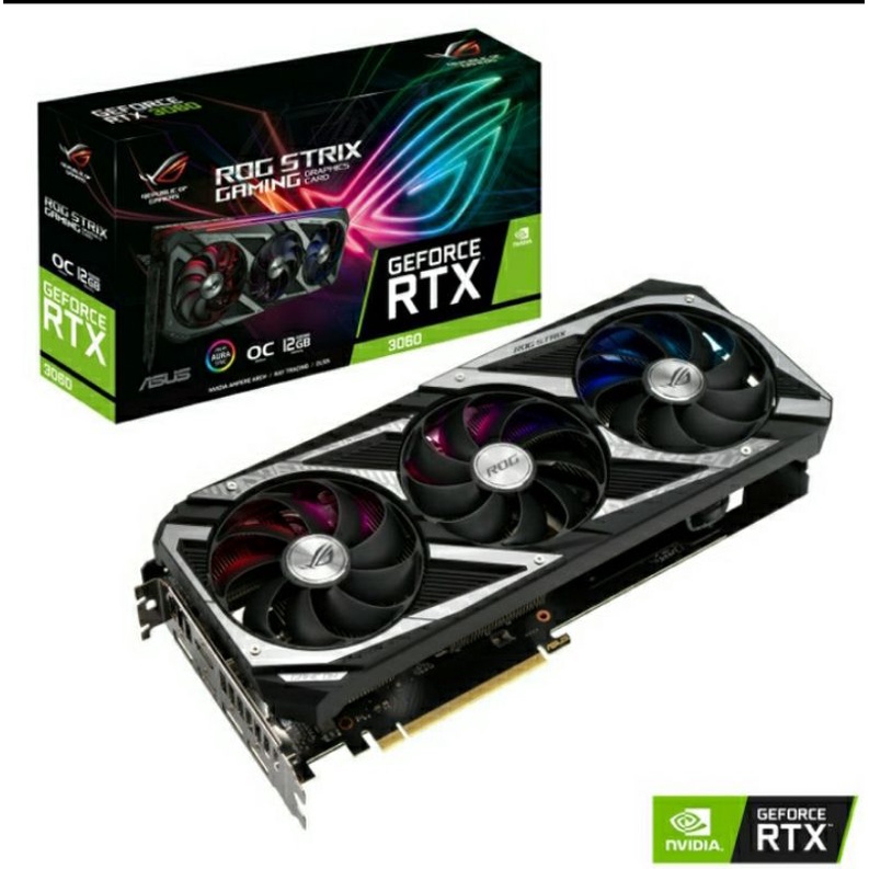 VGA ASUS ROG Strix NVIDIA GeForce RTX 3060 Garansi Resmi