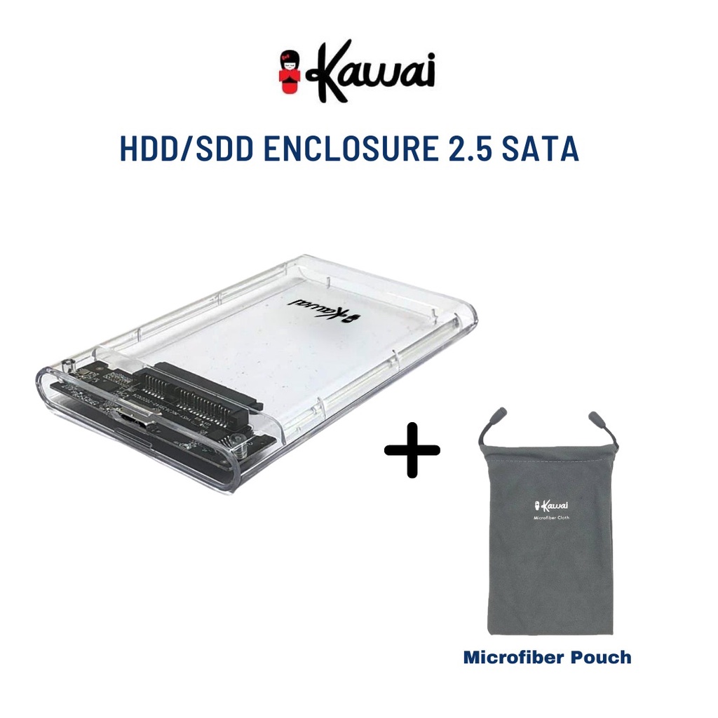 iKawai 2139U3 Enclosure SSD HDD Case 2.5 USB 3.0 External Casing SATA Compatible Hard Drive Enclosure Eksternal Case Orico 2139U3