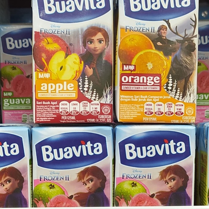 

Buavita Apple Orange Guava 125ml Kemasan Mini