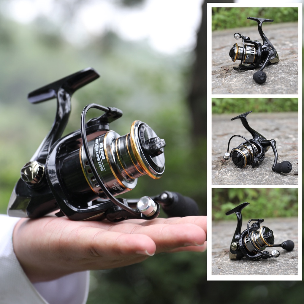 Joran Pancing Set Set Memancing Pancing Dan 5.2:1GR 12BB Gulungan Memancing Kanan Kiri Inter-changeable Handle dan Fishing Lure dan Fishing Line Untuk Air Tawar Memancing Set