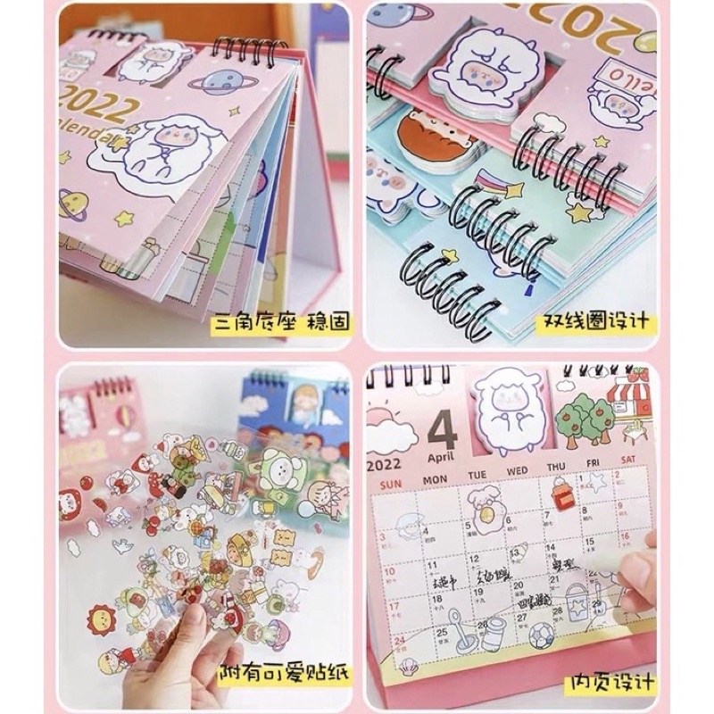 cute calendar 2022 kalender diary planning calendar