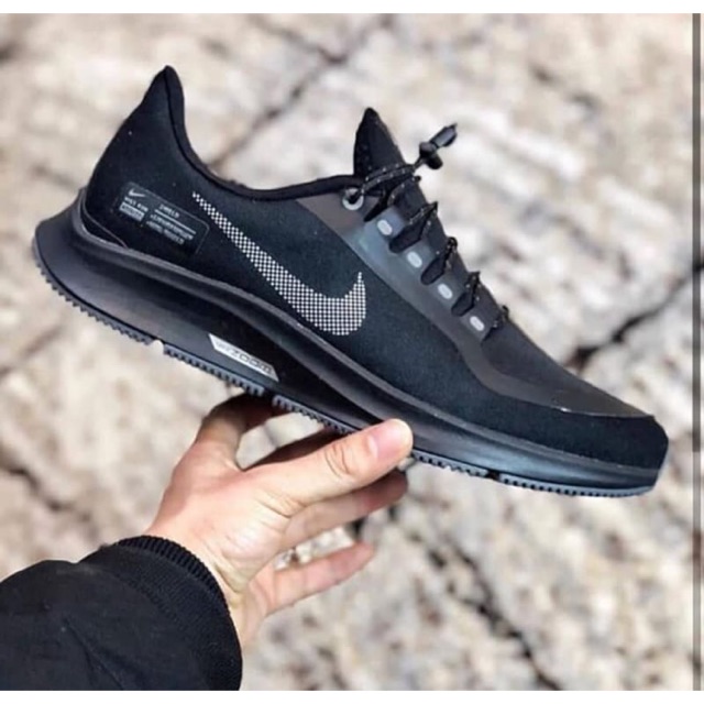 GRATIS ONGKIR SEPATU PREMIUM NIKE ZOOM PEGASUS 35 ALL BLACK FOR MEN PREMIUM ORIGINAL QUALITY MURAH