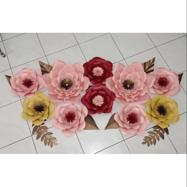 

Paperflowers ~ Hiasan bunga kertas (Request warna by chat)