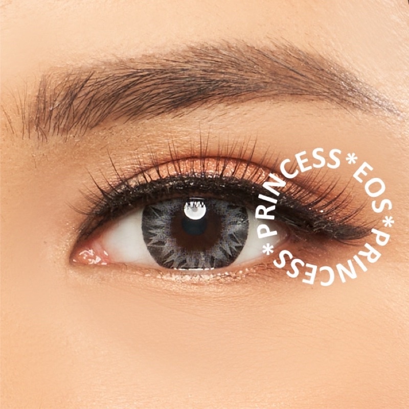 Softlens EOS Crystal Gray / Grey / Abu Normal Minus Beda Minus