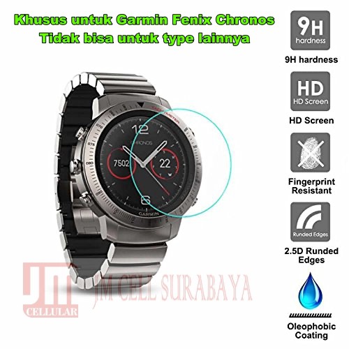 Anti Gores Tempered Glass Khusus Untuk Garmin Fenix Chronos