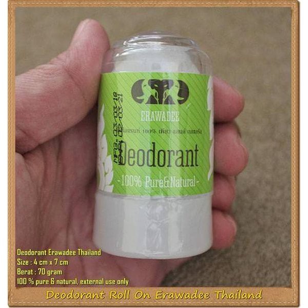 

Promo Deodorant Erawadee TRADISIONAL HERBAL Alami Khas Kerajaan Thailand ORI Murah