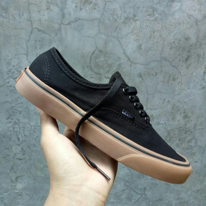 Sepatu Vans Impor Port Royal Black Sol Gum Sneakers Pria Kets Hitam Putih Kado Sekolah Kuliah Kerja