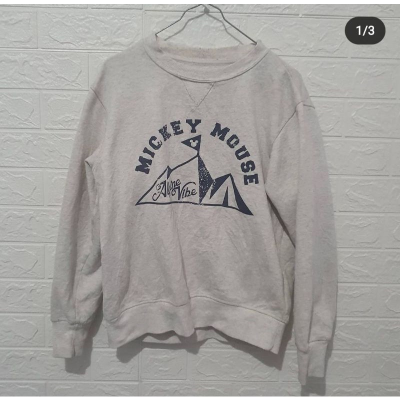 crewneck GU BY UNIQLO x disney