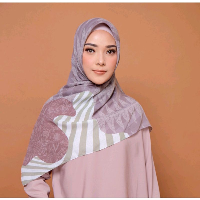 Zaskia mecca Square Voal Segiempat ORI ZM Grade A