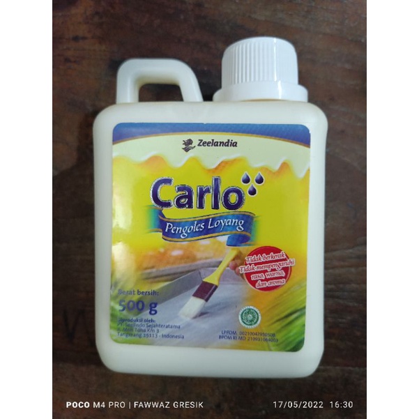 Carlo Pengoles Loyang 500gr Zeelandia Minyak Anti Lengket 500 gr