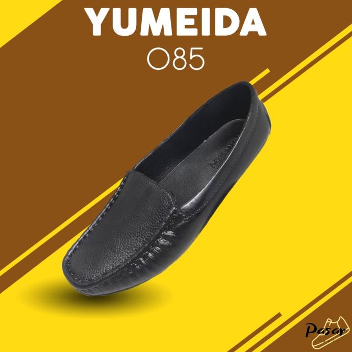 Sepatu Wanita Yumeida 085 Sepatu Kerja Wanita Hitam Polos Pantofel