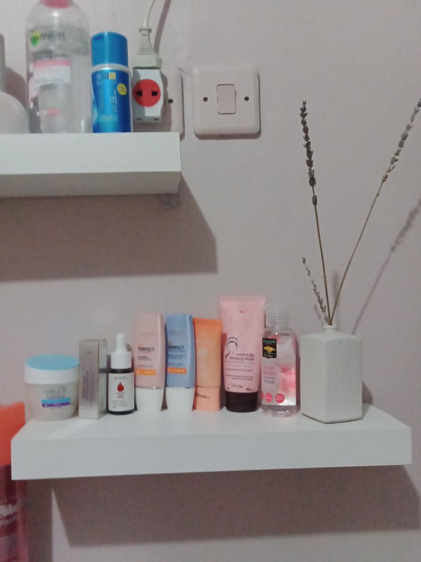 Set Rak Ambalan Dinding Minimalis 3 Pcs Uk. 30,30,40 Cm