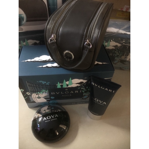 Bvlgari Aqva Pour Homme Gift Set ( 3 item ) - Parfum Original