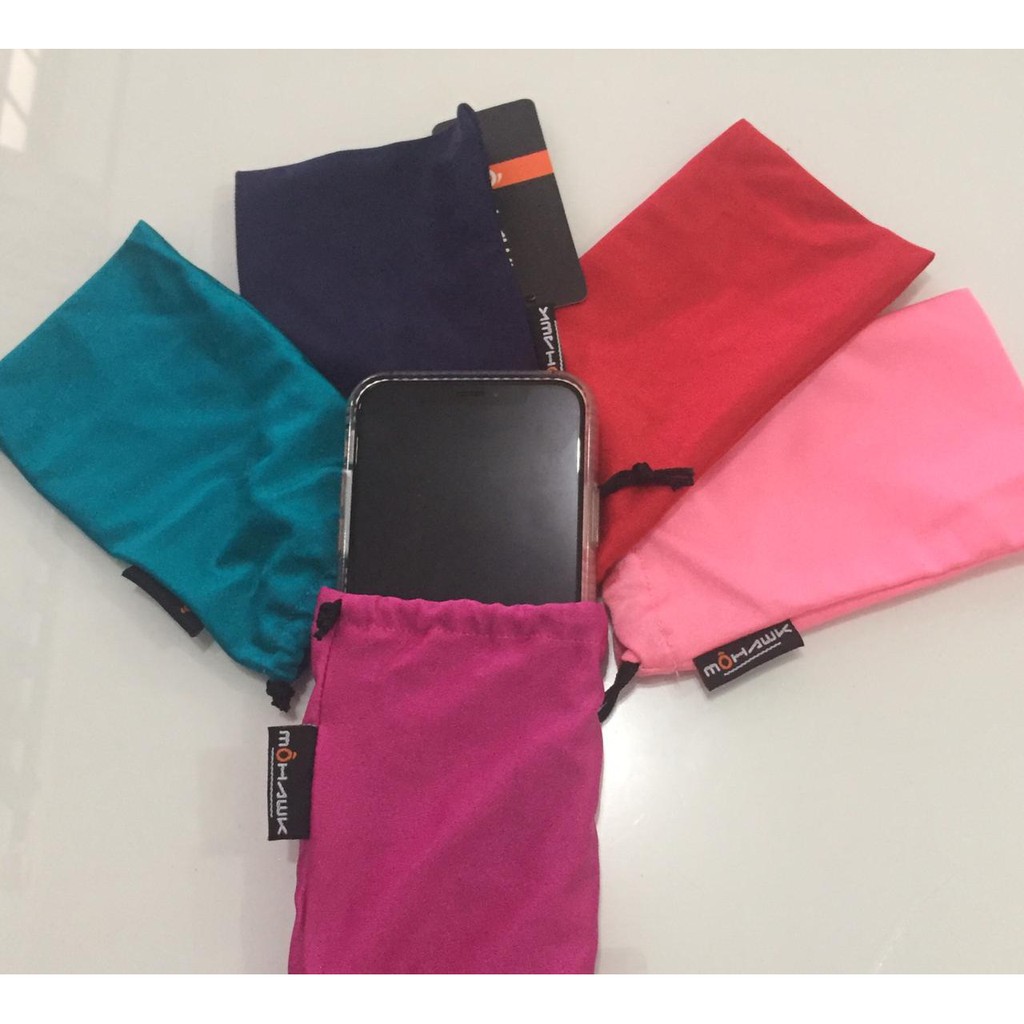pouch serut serbaguna untuk kosmetik/kunci/adaptor/headphone dll ukuran besar dan kecil