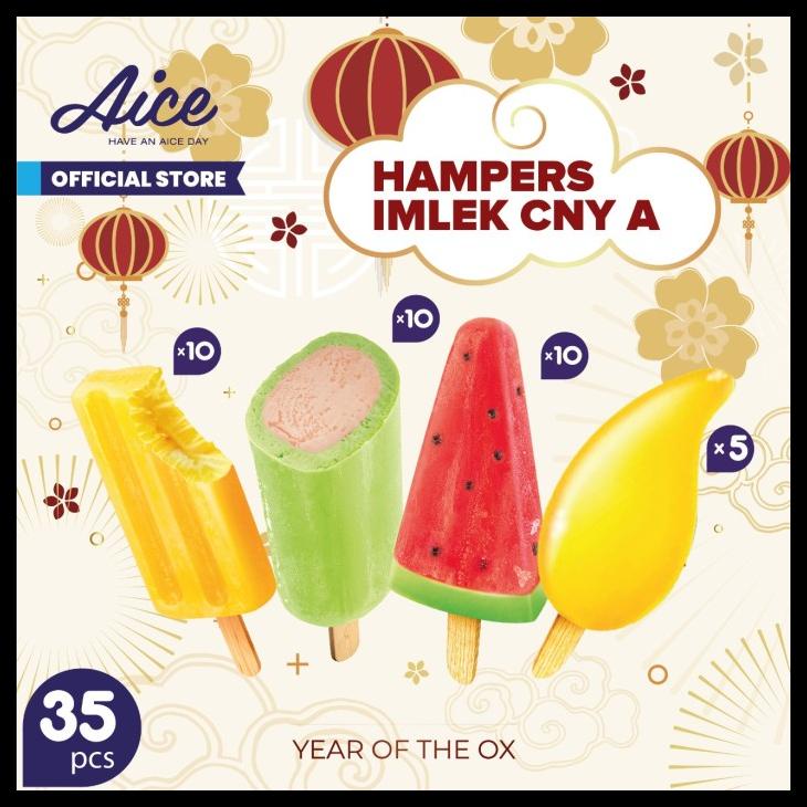 

[READY STOCK] PAKET HAMPERS IMLEK CNY CHINESE NEW YEAR AICE ICE CREAM A TOTAL 35 PCS