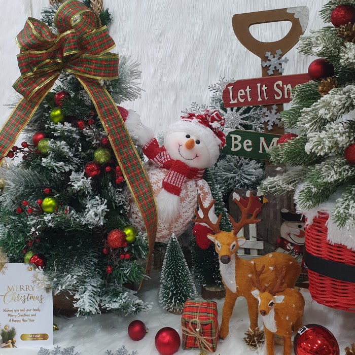 

Paket dekorasi hampers natal christmas parcel hadiah murah 35
