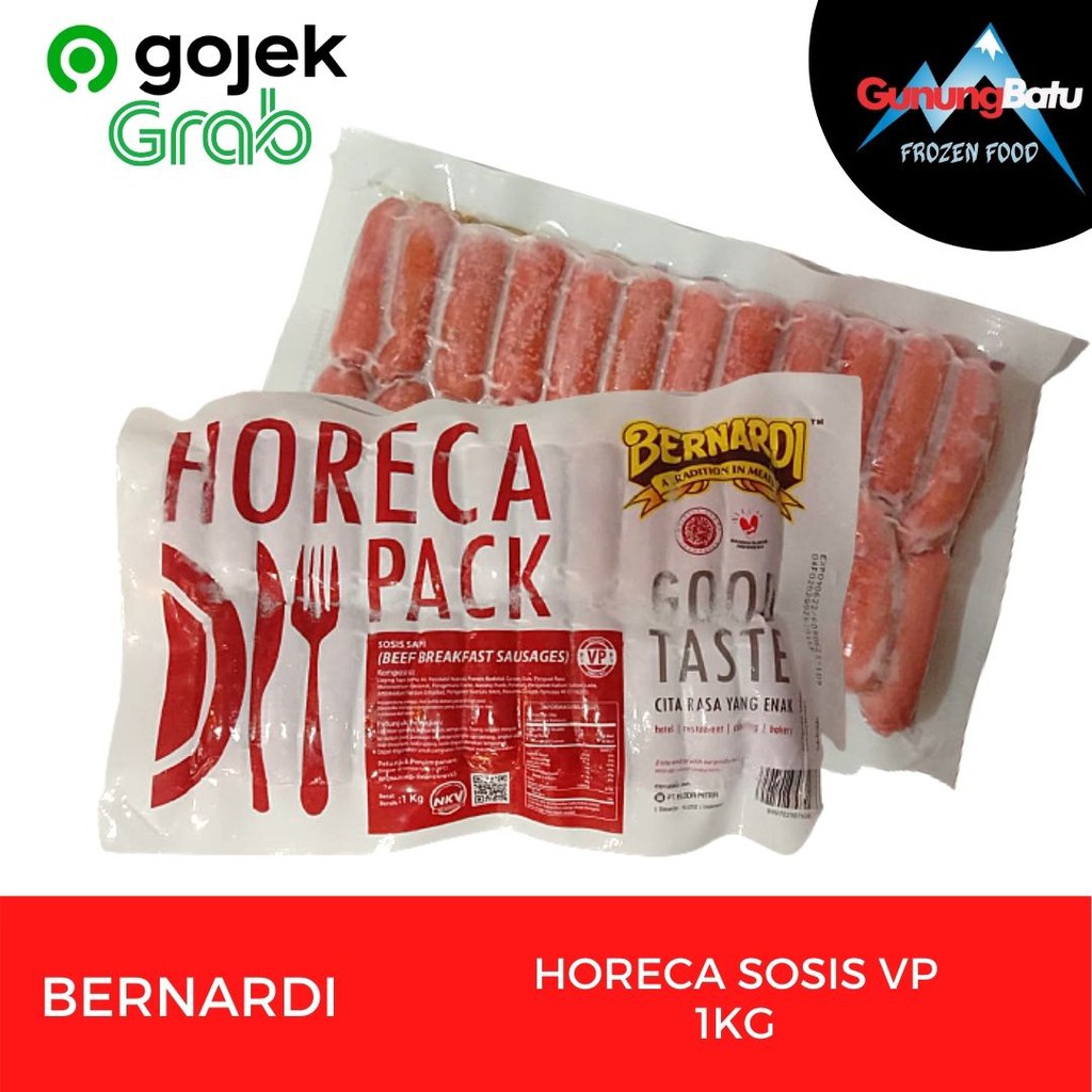 Jual Bernardi Horeca Breakfast Sosis Sapi Vp 1 Kg Indonesia Shopee