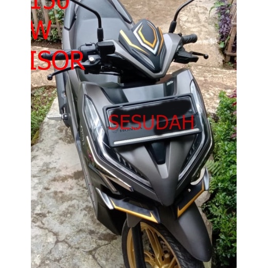 VISOR MOTIF VARIO 150 ESP NEW-VARIO 125 ESP NEW TAHUN 2018 2019 2020 2021 VISOR MOTIF FIBER MOTIF UKIR