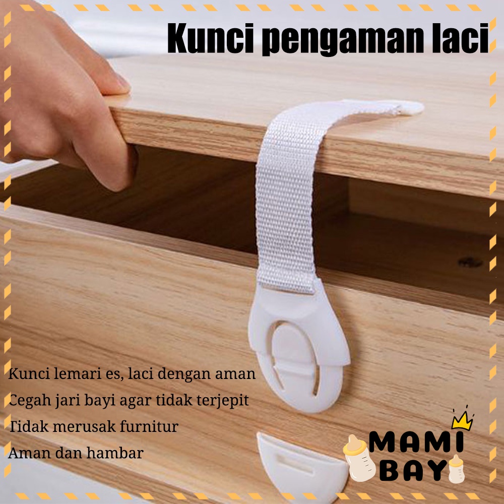 Mamibayi Laci lemari kulkas kunci laci safety lock for children safe