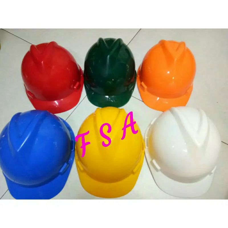 Helm Proyek Merk FSA komplit iner dan tali dagu / helm Safety FSA