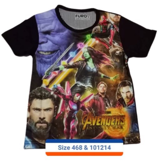 kaos anak avengers Thanos  FURO printing thailand infinity wars