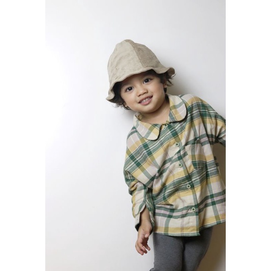 Celotehlittlegoods - Fubu - Kemeja Flannel Oversized Anak