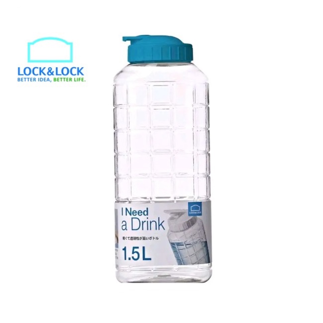 Lock and Lock Fridge Door Jug Chess Water Bottle Pet 1 dan 1.5 Liter