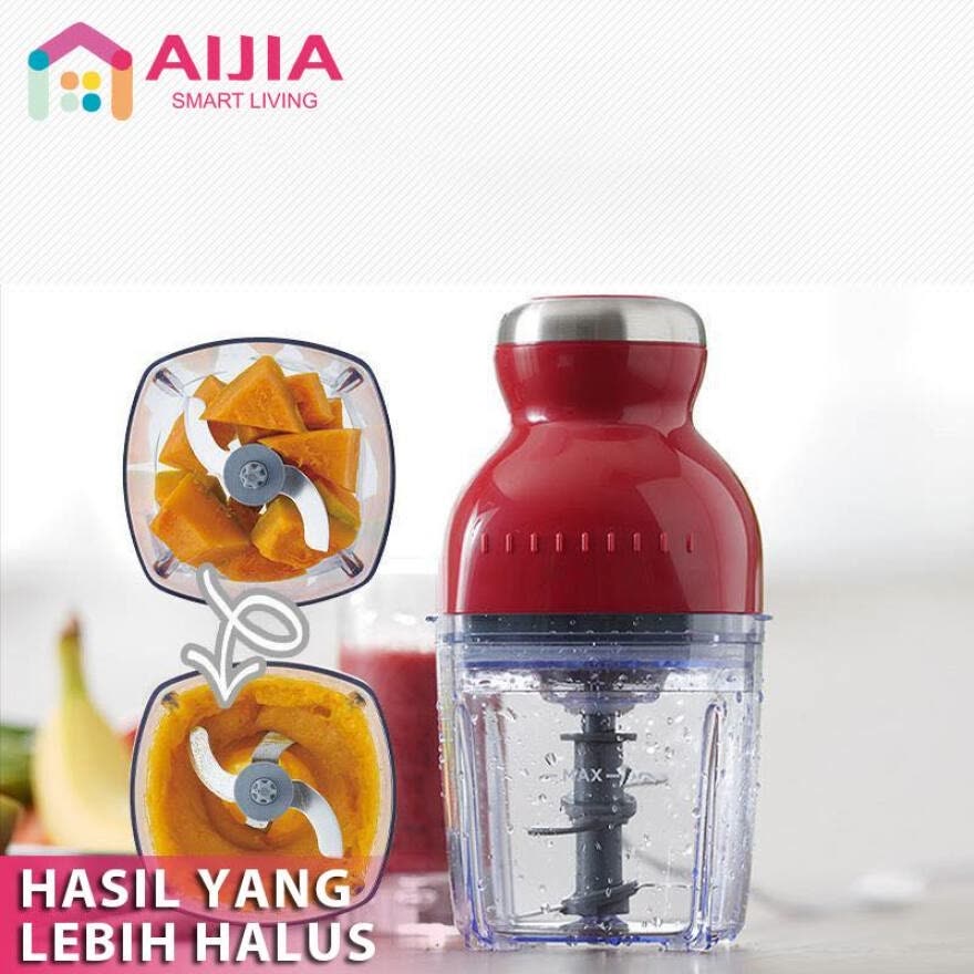 Premium Super Blender Capsule 3 Jenis Pisau (Blender Choper + Pengaduk Telur + Pengupas Bawang)