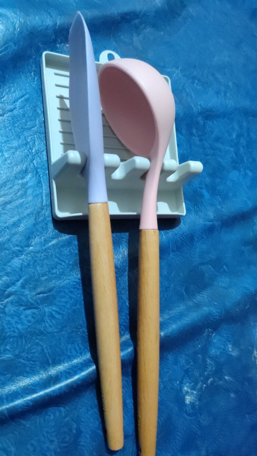Na Tatakan Spatula / Spatula Holder / Rak Alat Masak / Tatakan Tutup Panci